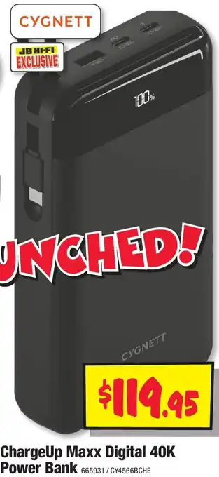 ChargeUp Maxx Digital 40K Power Bank