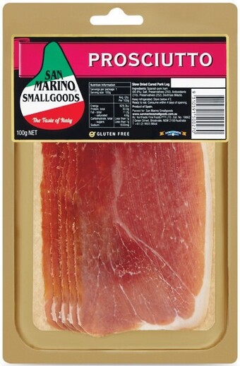 Woolworths San Marino Sliced Varieties 80-100g offer