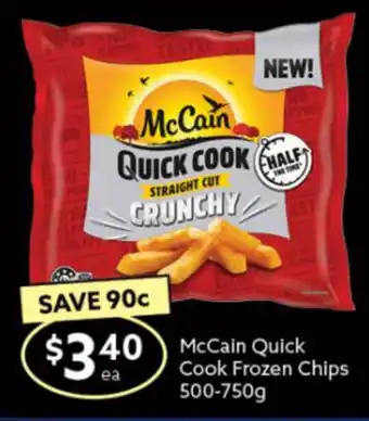 Ritchies McCain Quick Cook Frozen Chips 500-700g offer