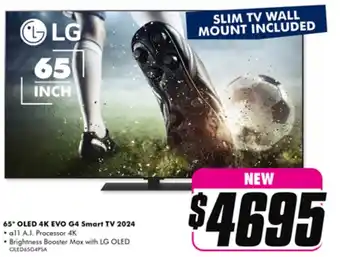 The Good Guys 65" OLED 4K EVO G4 Smart TV 2024 offer