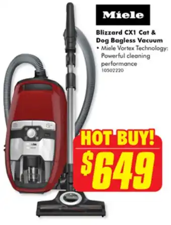 The Good Guys Blizzard CX1 Cat & Dog Bagless Vacuum offer