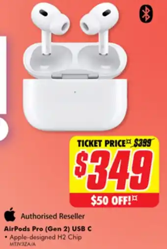 The Good Guys AirPods Pro (Gen 2) USB C offer