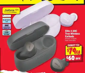 JB Hi-Fi Elite 4 ANC True Wireless Earbuds offer