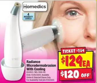 JB Hi-Fi Radiance Microdermabrasion With Cooling offer