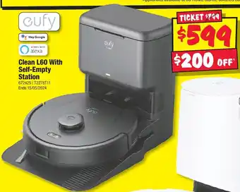 JB Hi-Fi Clean L60 With Self-Empty Station offer