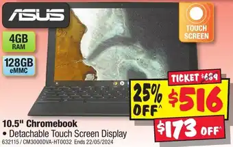 JB Hi-Fi 10.5" Chromebook offer