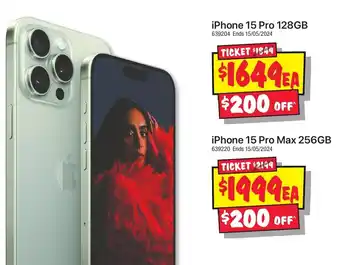 JB Hi-Fi iPhone 15 Pro Max 256GB offer