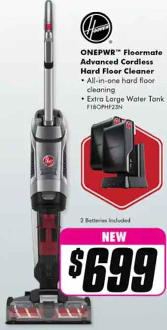The Good Guys ONEPWR Floormate Advanced Cordless Hard Floor Cleaner offer