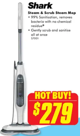 The Good Guys Shark Steam & Scrub Steam Mop offer