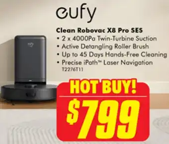 The Good Guys Clean Robovac X8 Pro SES offer