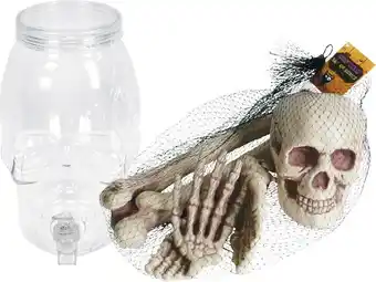 Woolworths Halloween Drink Dispenser, Halloween Bag of Bones, Candelabra or Light Up Tombstone offer
