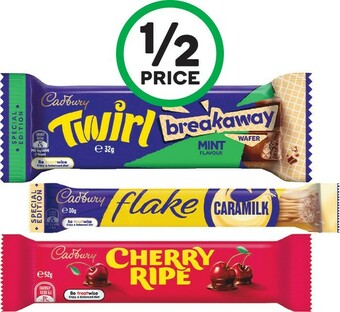 Cadbury Medium Bars 30-60g or Kinder Bueno 39-43g