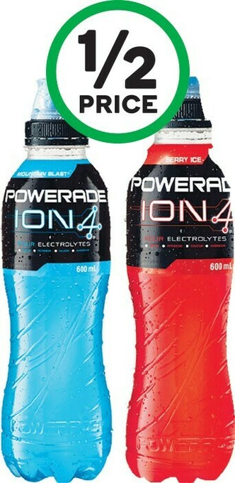 Woolworths Powerade Sports Drink 600ml offer