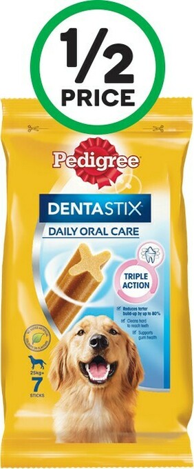 Woolworths Pedigree Dentastix Pk 7 offer
