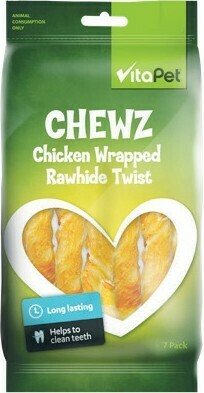 Woolworths Vitapet Chicken Rawhide Twist Pk 7 offer