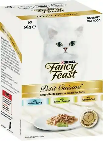 Woolworths Fancy Feast Petite Cuisine 6x50g offer