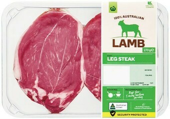 Woolworths Australian Lamb Leg Steak 270g – From the Meat Dept offer