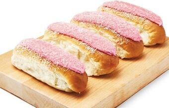 Woolworths Iced Finger Bun Pk 4* offer