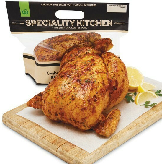 Woolworths Smokey Roast Chicken with Lemon Myrtle Stuffing From the
