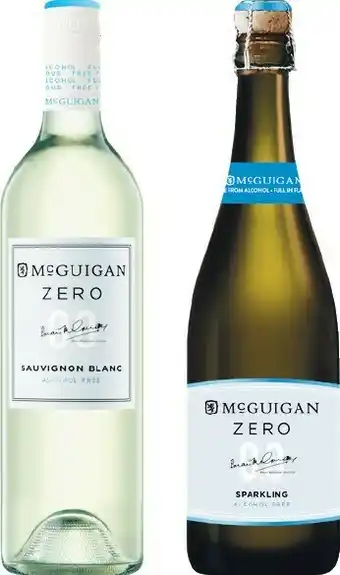 Woolworths McGuigan Zero Alcohol 750ml offer
