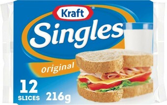 Woolworths Kraft Singles 216g offer
