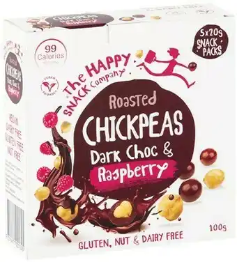 Woolworths Happy Snack Fav-va Beans or Chickpeas 100-150g – Excludes 150g Share Bags – From the Health Food Aisle# offer