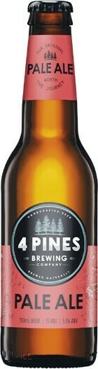 Woolworths 4 Pines Pale Ale Bottles 24x330ml offer
