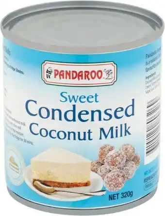 Pandaroo Sweetened Condensed Coconut Milk 320g