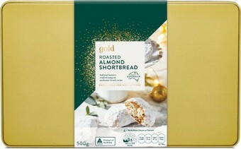 Woolworths Gold Roasted Almond Shortbread 500g offer