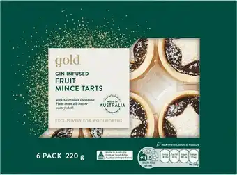 Woolworths Gold Premium Tart Varieties Pk 6* offer