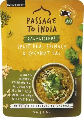Woolworths Passage to India Dal RTE 280g offer