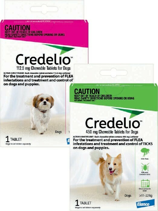 Credelio Flea & Tick Treatment Pk 1 offer at Woolworths
