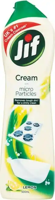 Woolworths Jif Cream Cleanser with Micro Particles 500ml offer