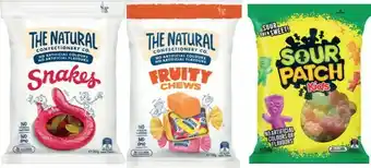 Coles The Natural Confectionery Co. Family Bag or Sour Patch 180g-260g offer