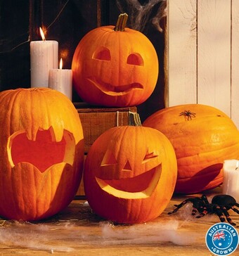 Coles Australian Jack O Lantern Pumpkin offer