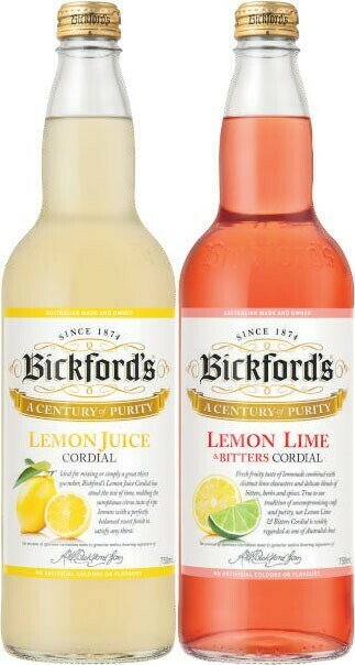 Coles Bickford’s Cordial 750mL offer