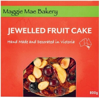 Maggie Mae Bakery Jewelled Fruit Cake 800g
