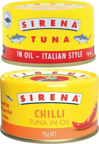 Coles Sirena Tuna 95g offer