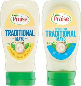 Coles Praise Squeeze Mayonnaise 365g-410g offer