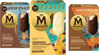 Coles Streets Magnum Sticks 4 Pack-6 Pack or Tub 440mL offer