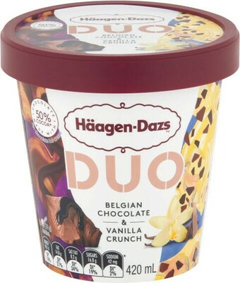 Coles Häagen-Dazs Ice Cream Tub 420mL-457mL offer