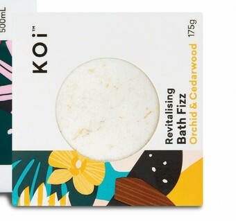 Coles KOi Orchid & Cedarwood Bath Fizz 175g offer