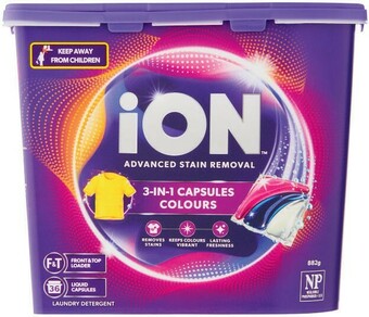 Coles iON Laundry Capsules 36 Pack offer