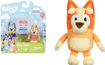 Coles Bluey Plush or Mini Figure 2 Pack offer
