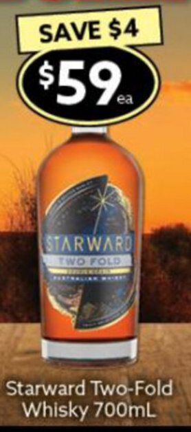 Ritchies Starward Two-Fold Whisky 700ml offer