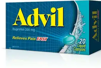 Coles Advil Liquid Capsules 20 Pack offer