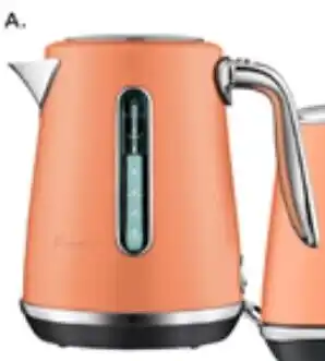 Harvey Norman BREVILLE 'THE SOFT TOP LUXE 1.7L KETTLE - PEACH PARFAIT offer