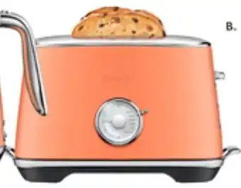 Harvey Norman BREVILLE 'THE LUXE' 2-SLICE TOASTER-PEACH PARFAIT offer