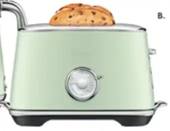 Harvey Norman BREVILLE 'THE LUXE 2-SLICE TOASTER-FROSTED SAGE offer