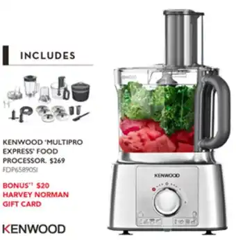 Harvey Norman KENWOOD 'MULTIPRO EXPRESS' FOOD PROCESSOR offer